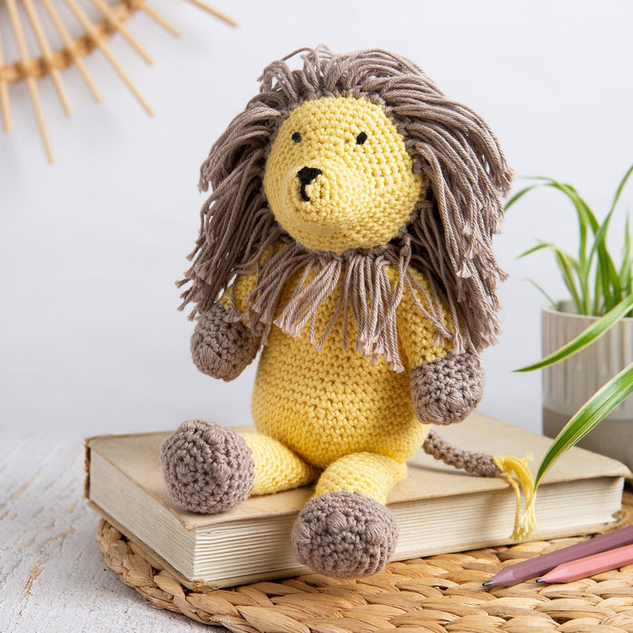 Arthur The Lion - Cotton Crochet Kit - Wool Couture