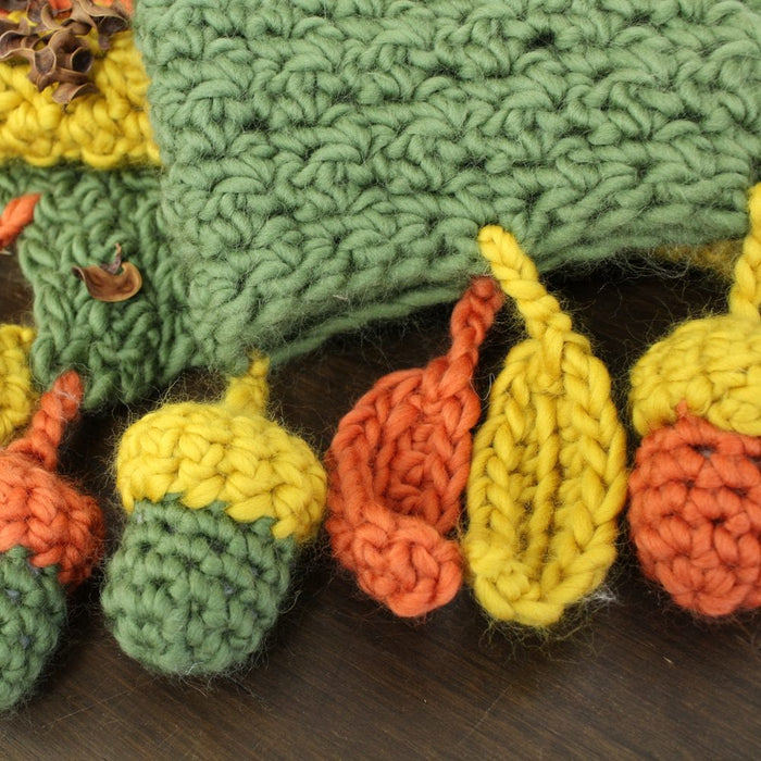 Autumn Fall Blanket Crochet Kit - Wool Couture