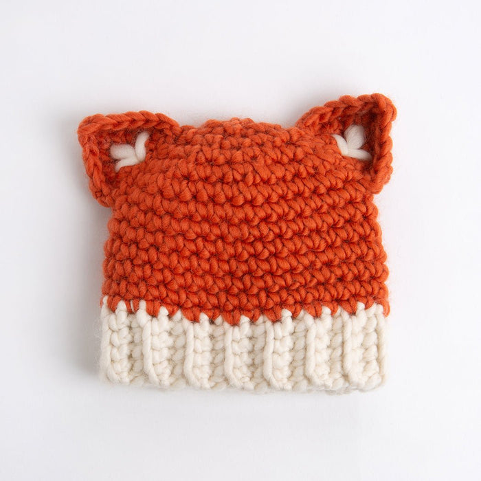 Baby / Child Fox Hat Crochet Kit - Wool Couture