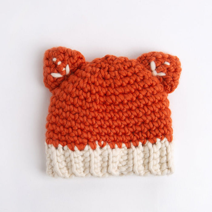 Baby / Child Fox Hat Crochet Kit - Wool Couture