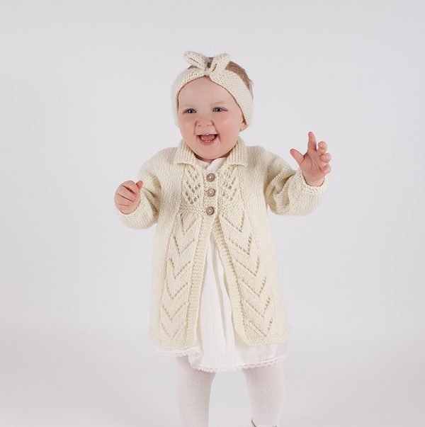 Baby Coat Knitting Kit - Wool Couture