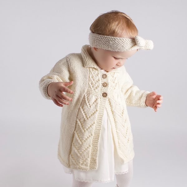 Baby Coat Knitting Pattern PDF - Wool Couture