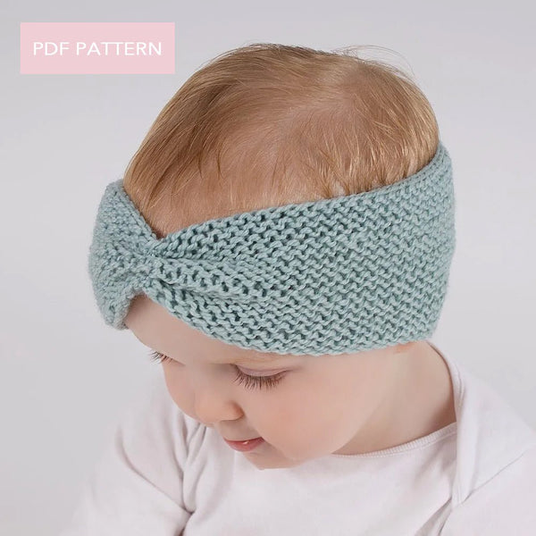 Baby Headbands Knitting Pattern PDF - Wool Couture