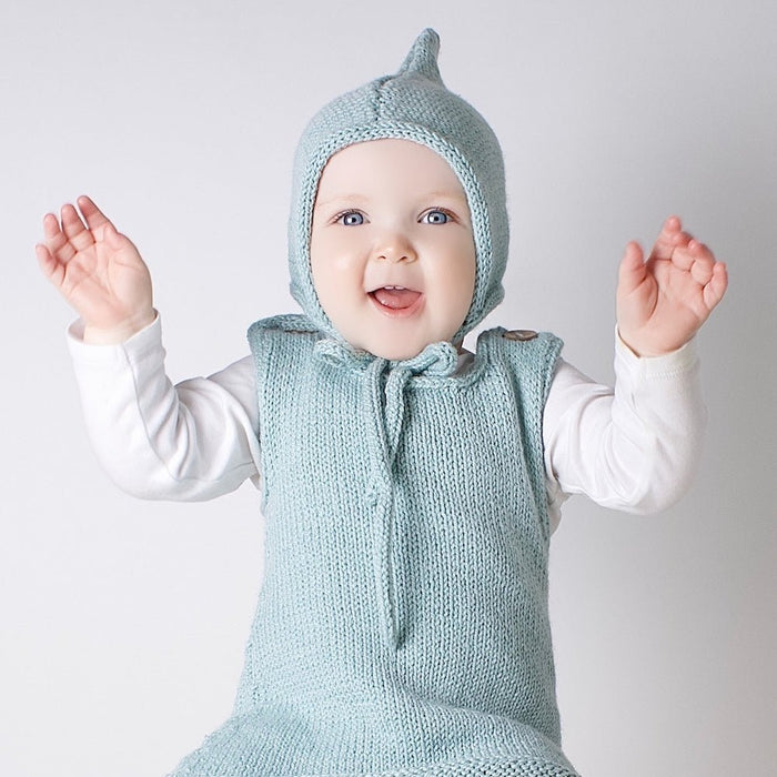 Baby Knitting PDF Pattern - Pinafore - Wool Couture