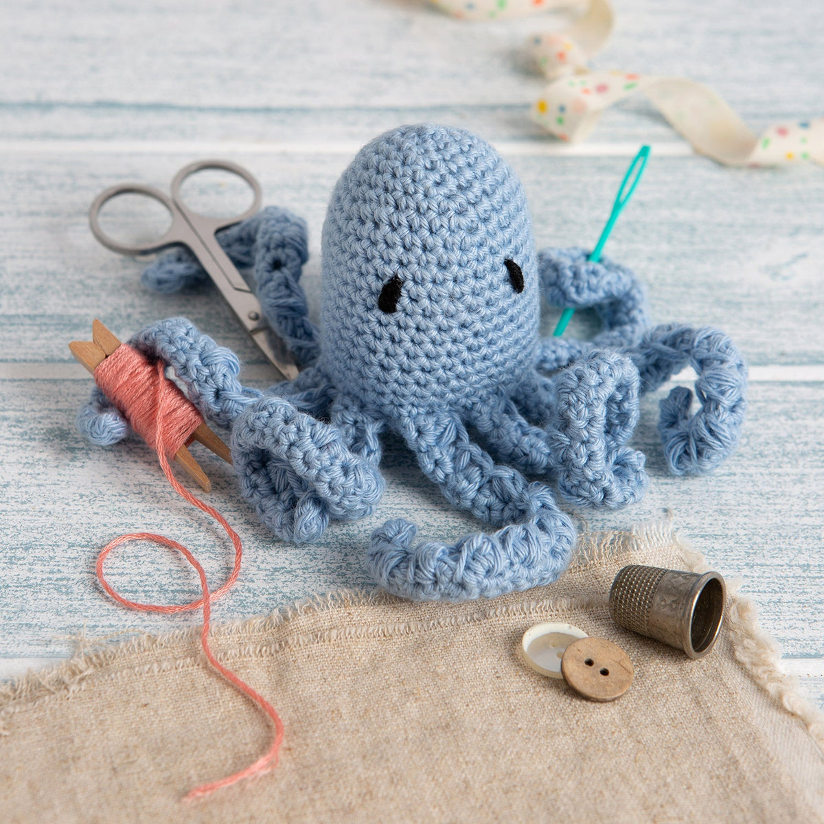 Baby Octopus Crochet Kit– Wool Couture