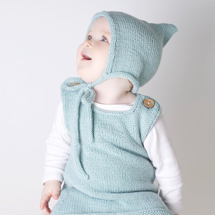 Baby Pinafore Knitting Kit - Wool Couture