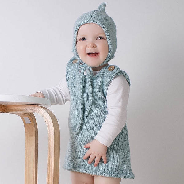 Baby Pinafore Knitting Kit - Wool Couture