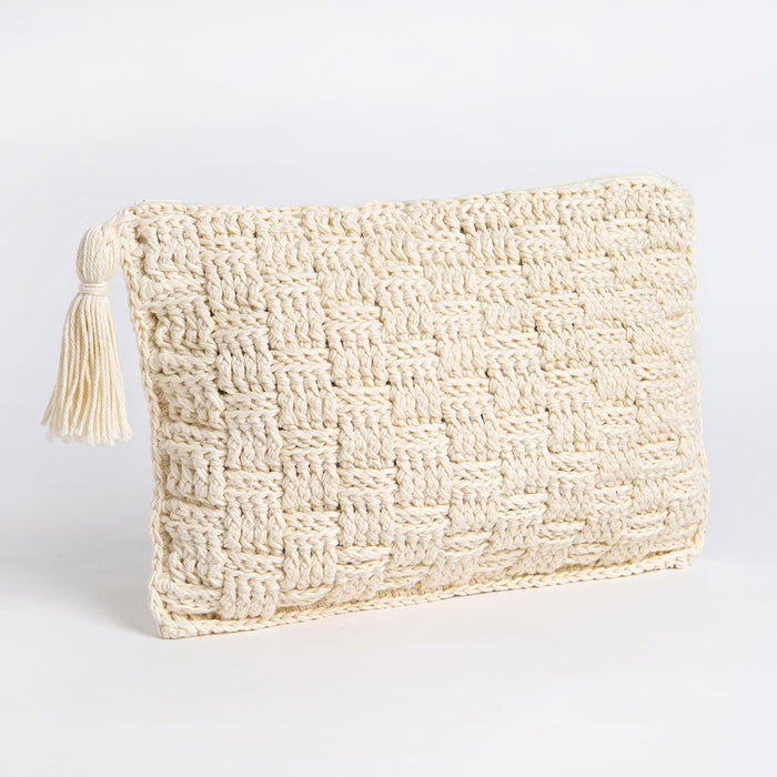 Basketweave Clutch Bag Crochet Kit - Wool Couture