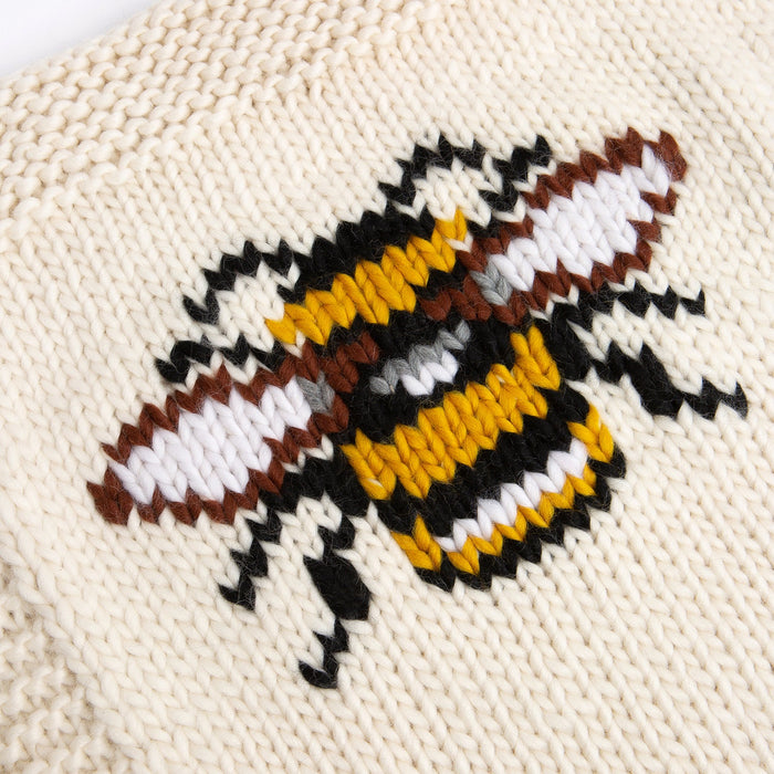 Bee Blanket & Cushion Cover - Knitting Kit - Wool Couture