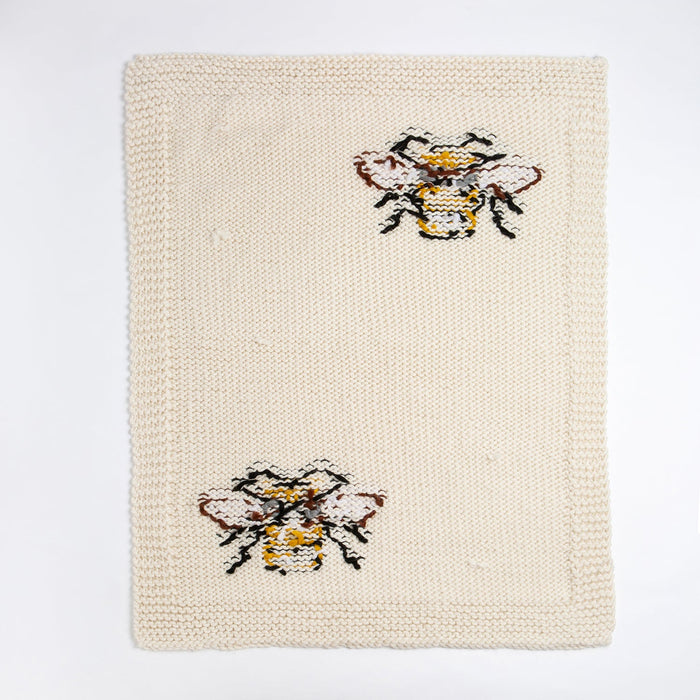 Bee Blanket - Knitting Kit - Wool Couture