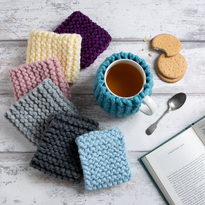 Beginner Cup Cosy - Knitting Kit - Wool Couture