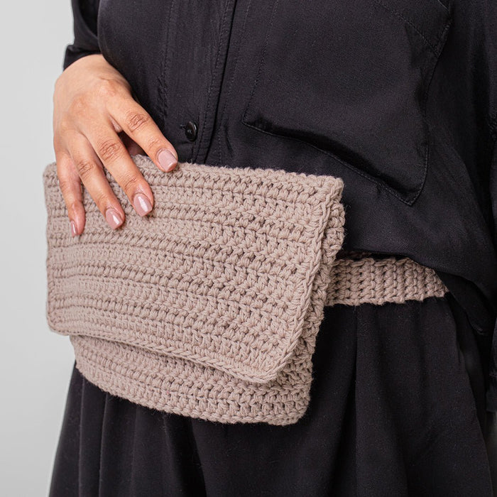 Crochet belt bag sales