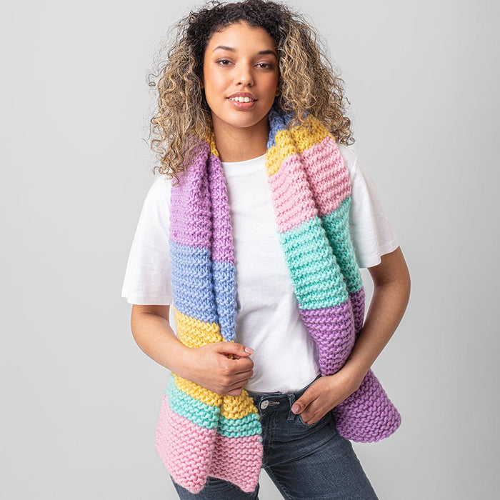 Blanket Scarf Knitting Kit - Wool Couture