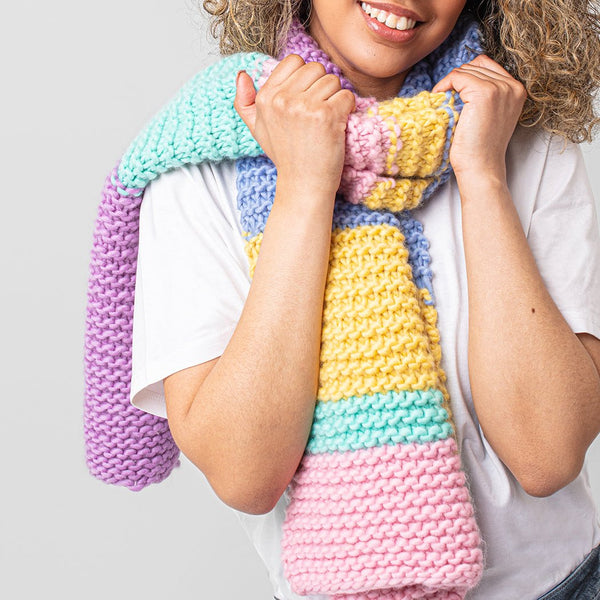 Blanket Scarf Knitting Kit - Wool Couture