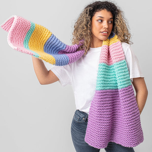 Blanket Scarf Knitting Kit - Wool Couture