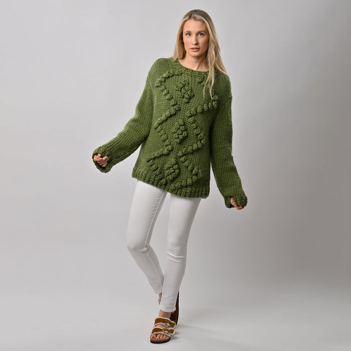 Bobble Jumper Knitting Kit - Wool Couture