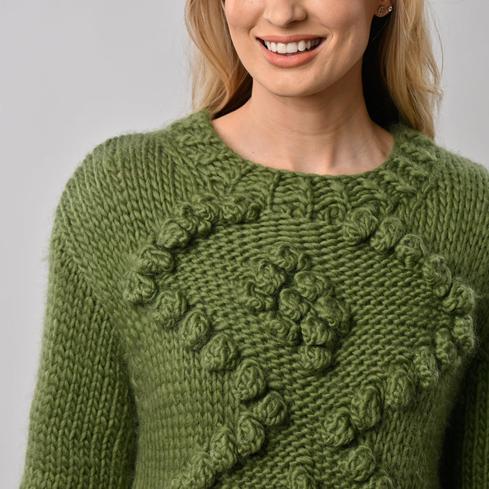 Bobble Jumper Knitting Kit - Wool Couture