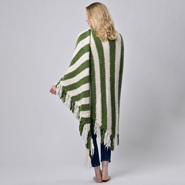 Breton Stripe Wrap Knitting Kit - Wool Couture