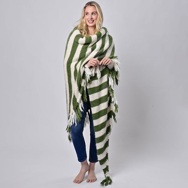 Breton Stripe Wrap Knitting Kit - Wool Couture