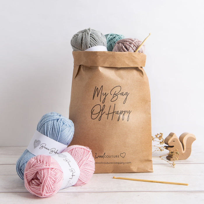 Bunny Ear Baby Slippers Knitting Kit - The Year Of The Rabbit - Wool Couture