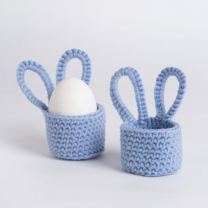 Bunny Egg Cup Trio Crochet Kit - Wool Couture