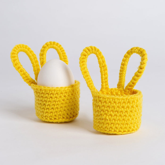 Bunny Egg Cup Trio Crochet Kit - Wool Couture