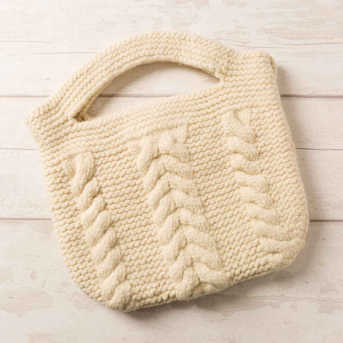 Cable Bag Knitting Kit - Wool Couture