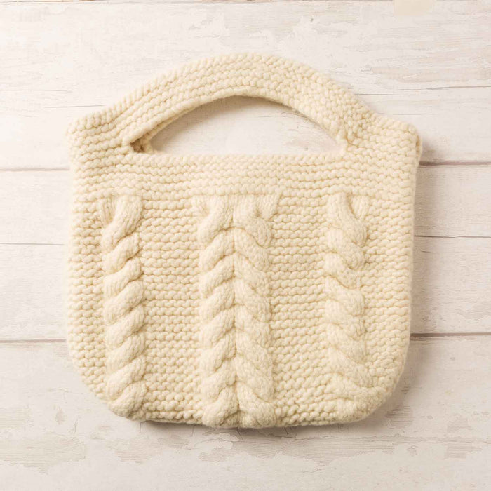 Cable Bag Knitting Kit - Wool Couture