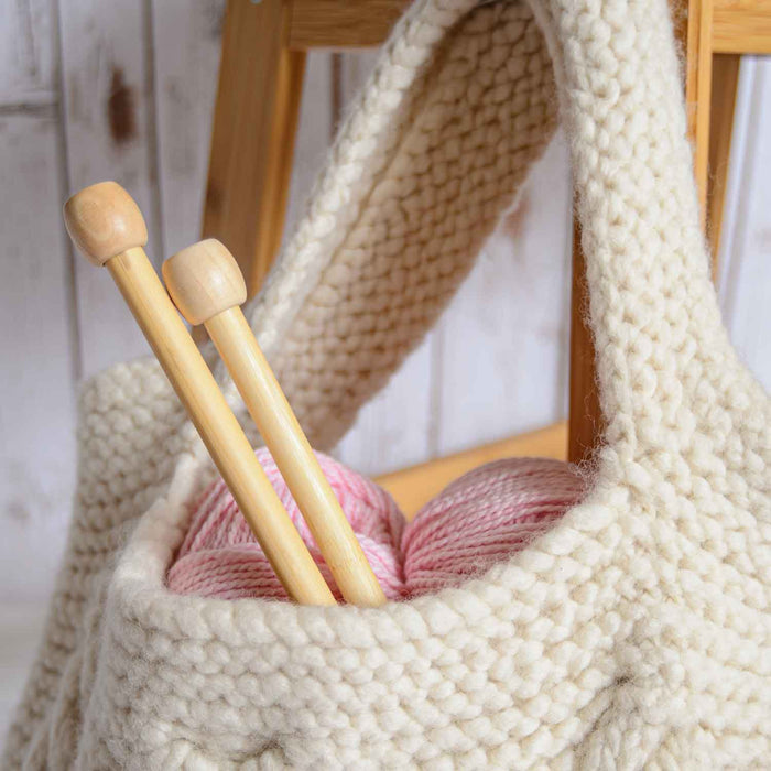 Cable Bag Knitting Kit - Wool Couture