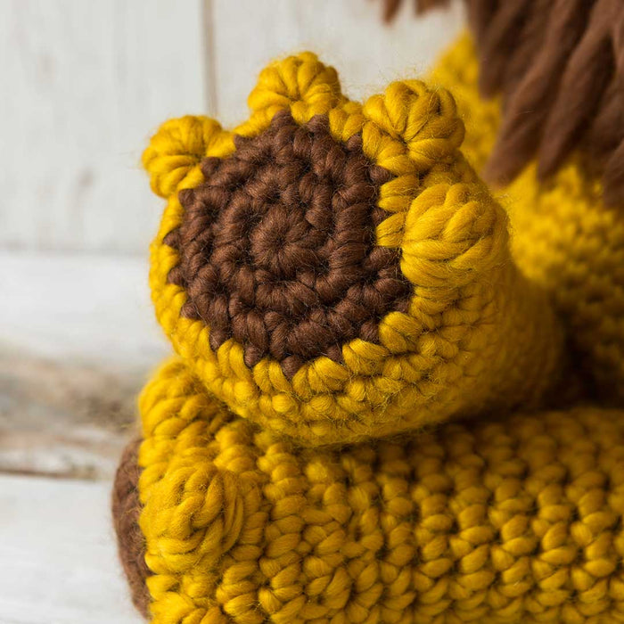 Cedric the Lion Crochet Kit - Wool Couture