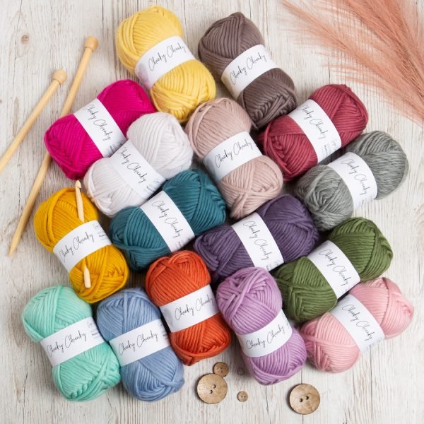 Cheeky Chunky Yarn 16 balls Wool Couture