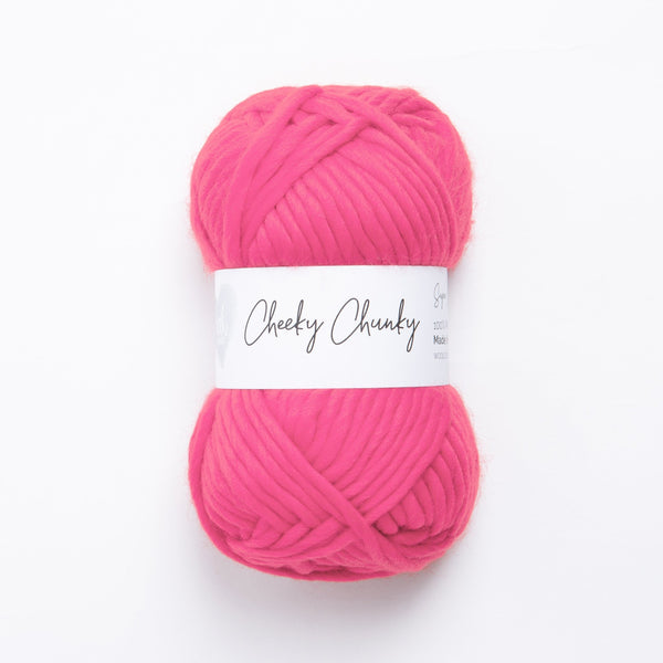 Cheeky Chunky Doll Pink Yarn 100g Ball - Limited Edition - Wool Couture