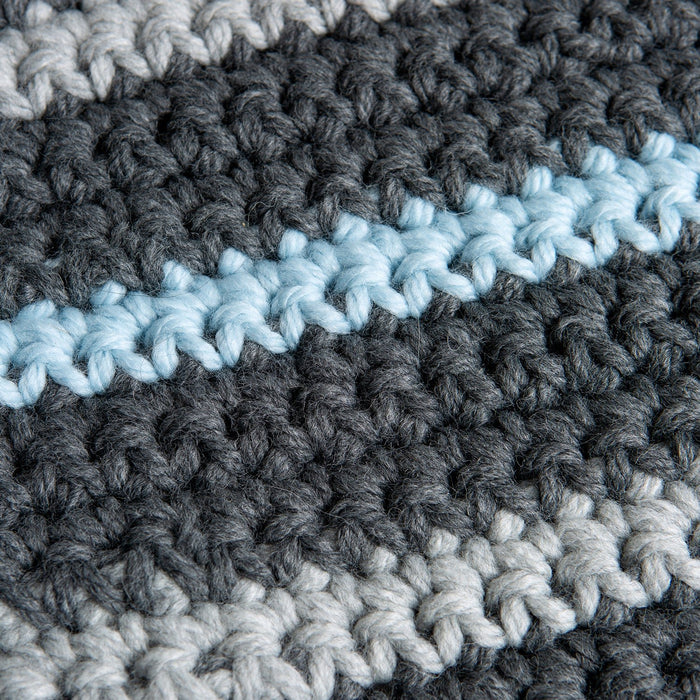 Chequered Blanket Crochet Kit - Beginner Basics - Wool Couture