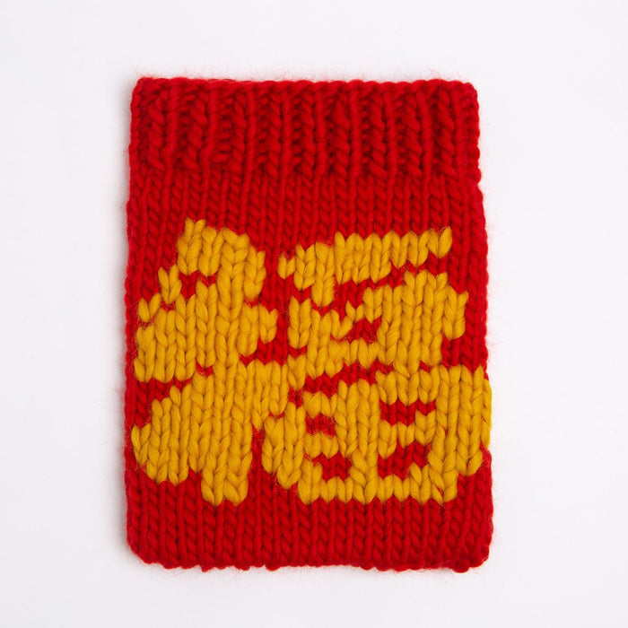 Chinese New Year Tablet Case Knitting Kit - The Year Of The Rabbit - Wool Couture