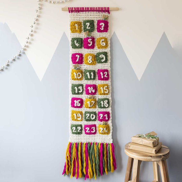 Christmas Crochet PDF Pattern - Advent Calendar - Wool Couture