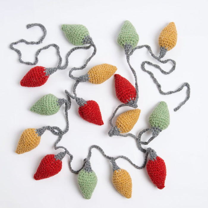 Christmas Crochet PDF Pattern - Lights - Wool Couture