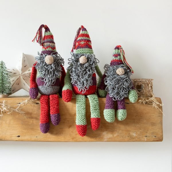 Christmas Elves Knitting Kit - Wool Couture