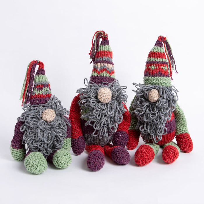 Christmas Knitting PDF Pattern - Christmas Elves - Wool Couture