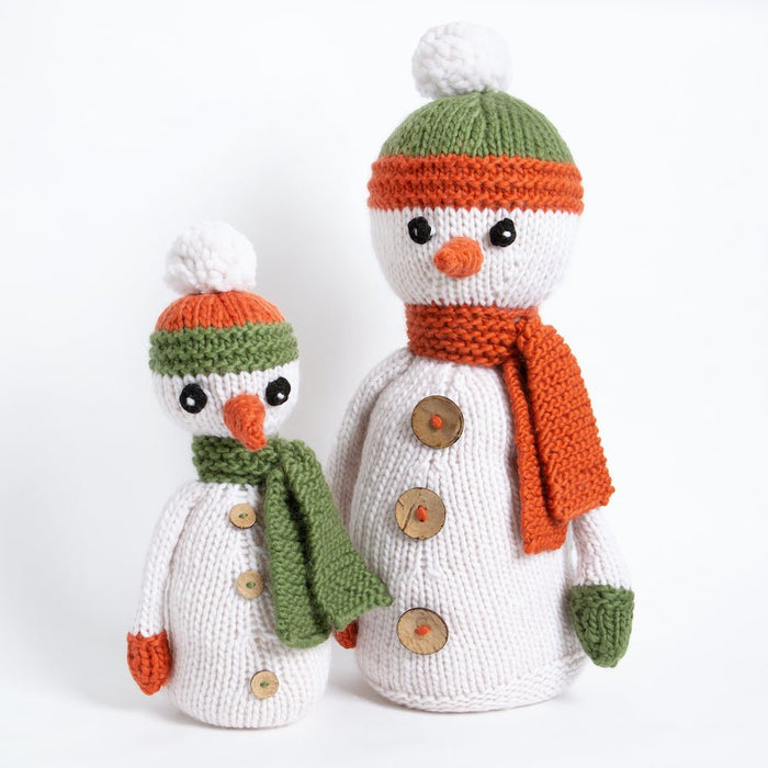 Christmas Knitting PDF Pattern - Tristan and Son Snowmen - Wool Couture