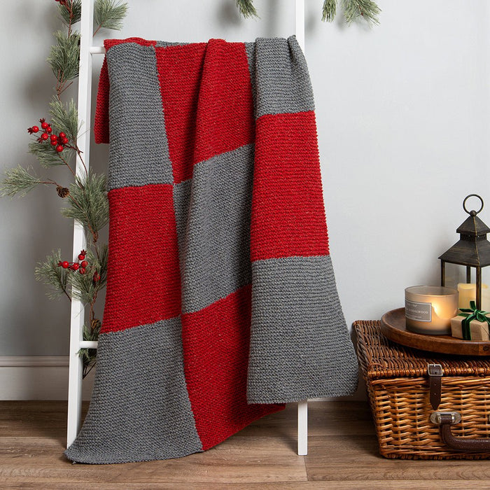 Christmas Square Blanket Knitting Kit - Wool Couture