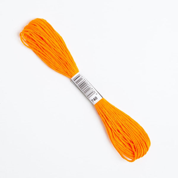 Clementine Orange Embroidery Thread Floss 740 - Wool Couture