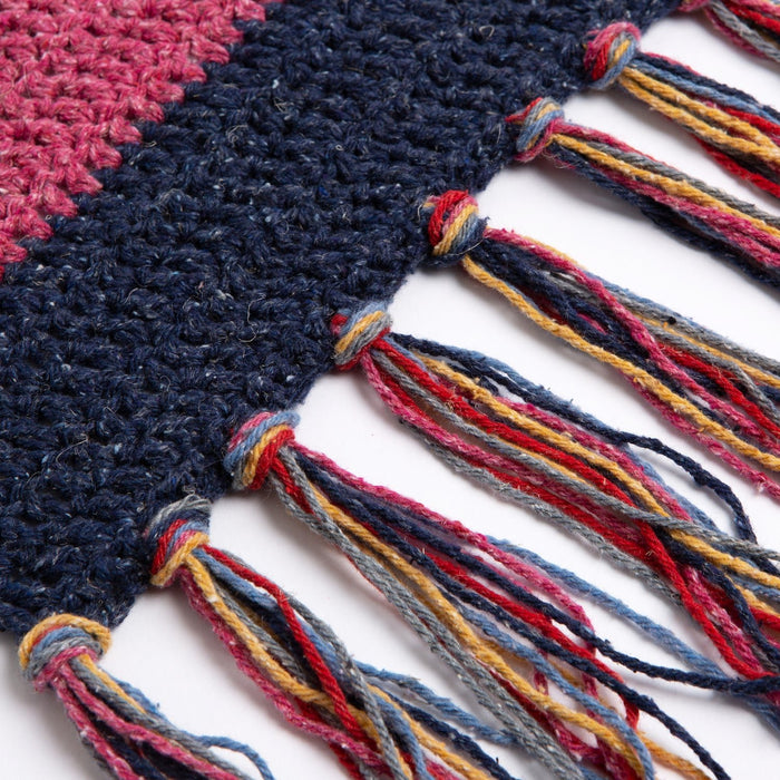 College Scarf Beginners Crochet Kit - Wool Couture