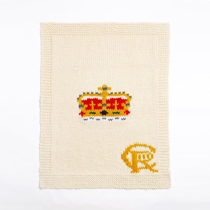 Coronation Crown Blanket - Knitting Kit - Wool Couture