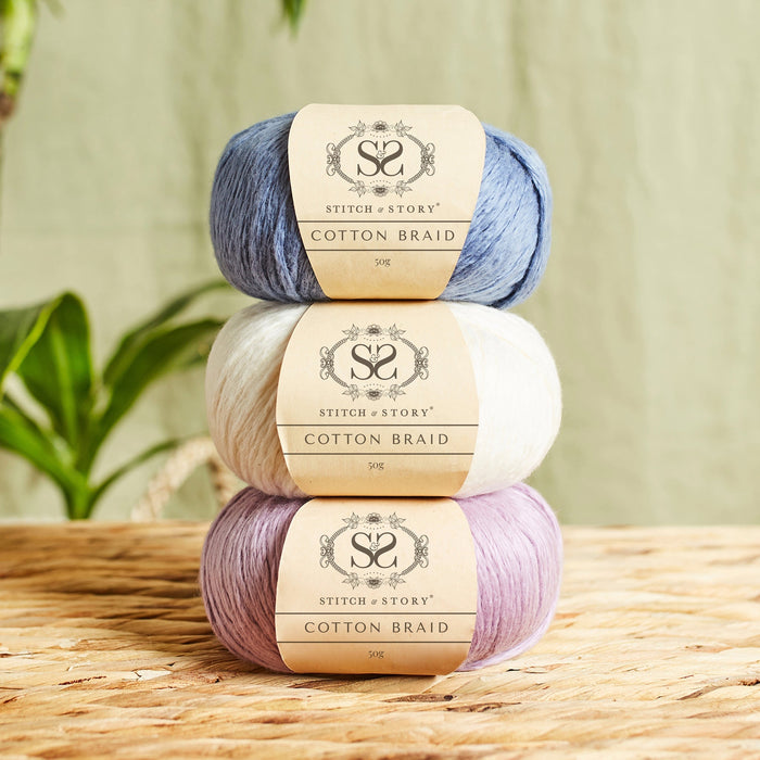 Cotton Braid 50g balls - Wool Couture