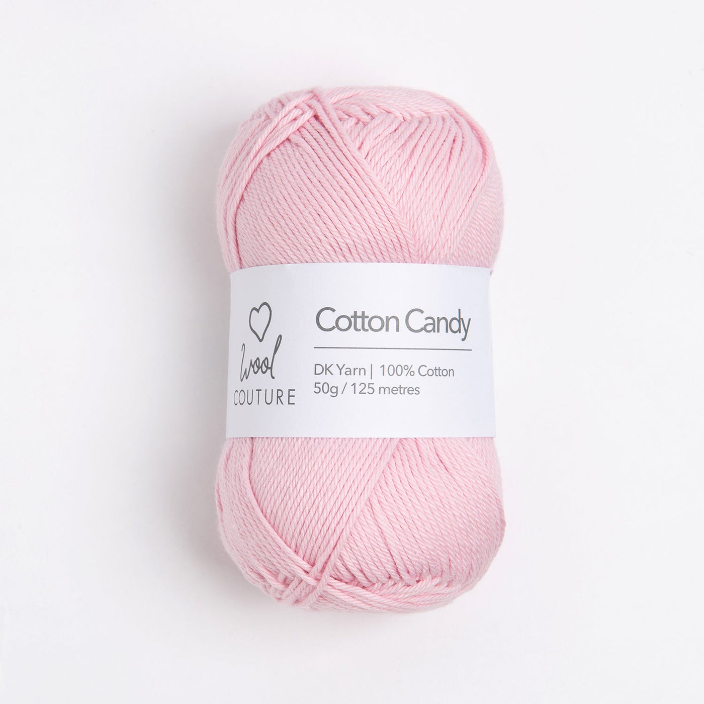 Cotton Candy Yarn 50g Ball | 100 % Cotton DK Yarn | Wool Couture