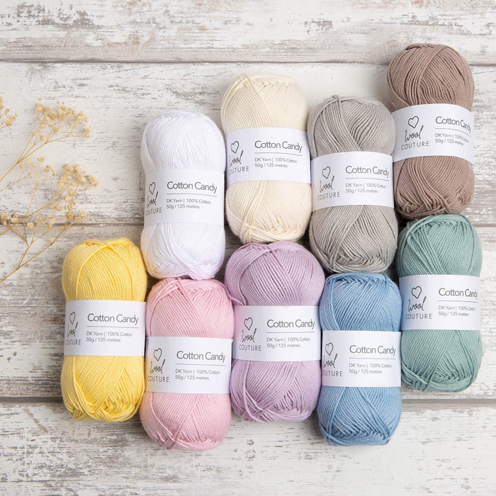 Cotton Candy Yarn Bundle - 12 Balls - Wool Couture