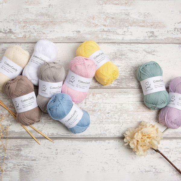 Cotton Candy Yarn Bundle - 12 Balls - Wool Couture