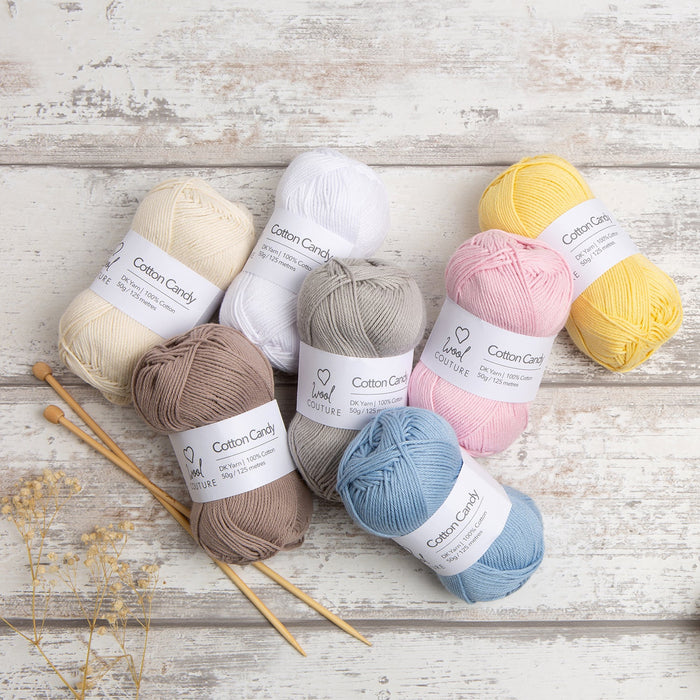 Cotton Candy Yarn Bundle - 6 Balls - Wool Couture
