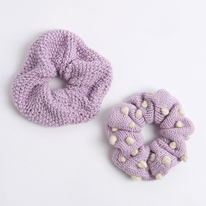 Cotton Scrunchies Set Knitting Kit - Wool Couture