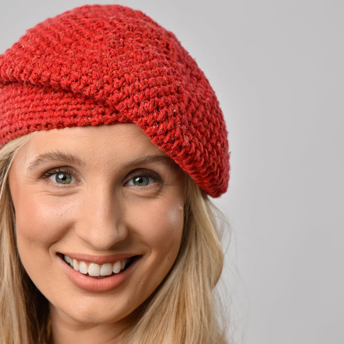 Cranberry Hat Crochet Kit - Wool Couture